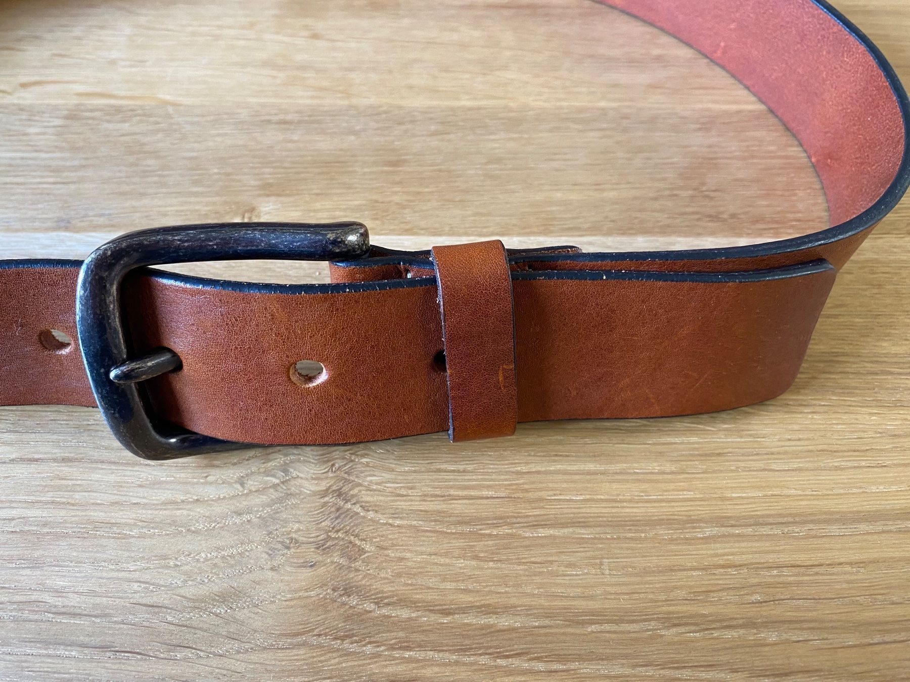 Gürtel: THEMATA Ledergürtel Model Albula 95cm / 4 cm – Gebraucht aus Maienfeld von GR-Ami15 3
