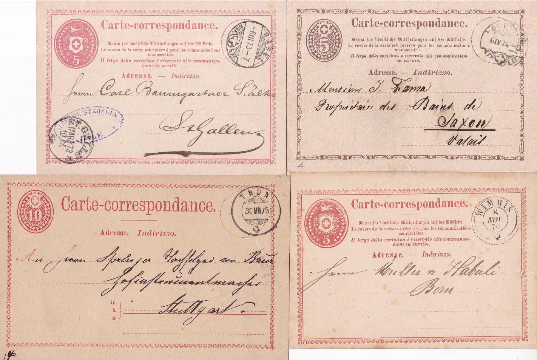 Tutti i francobolli: 40 Stk. Alte CH Postkarten, Karten – Usato da Münchwilen AG venduto da Nesar 6