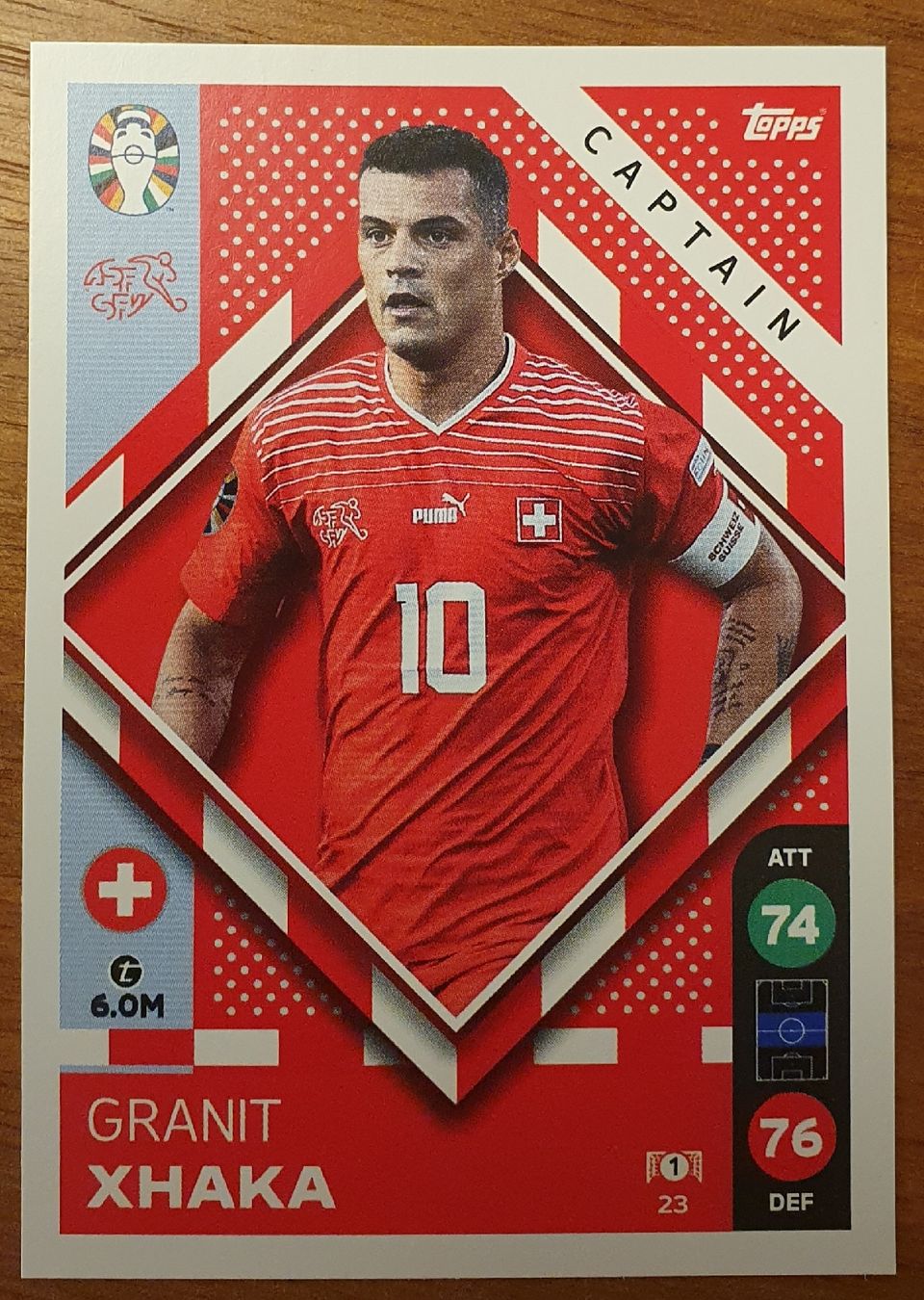 Topps Carte collezionabili: Granit Xhaka EURO 2024 Toops Card – Nuovo (secondo la descrizione) da Aarau venduto da Serbisches.Reich