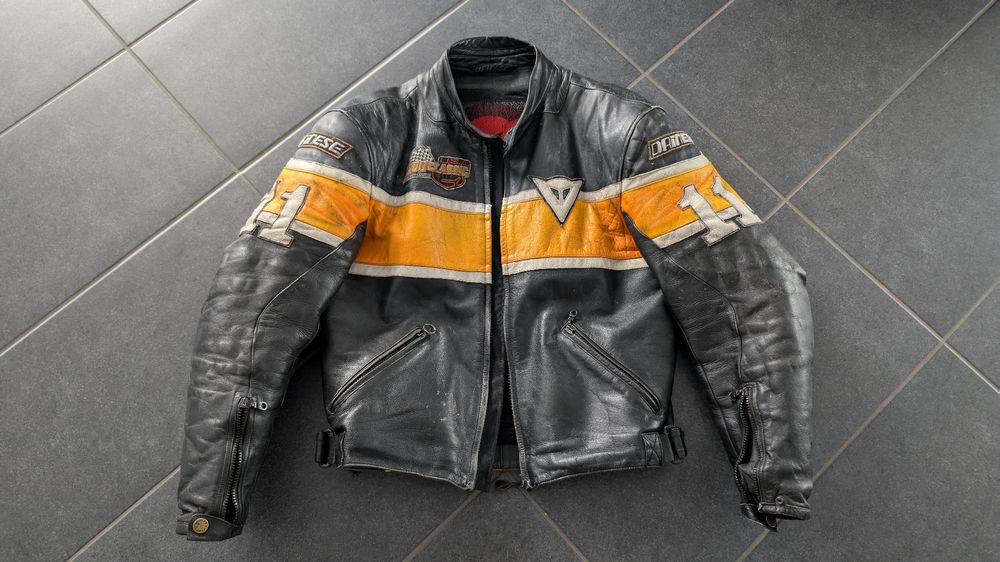 Dainese Lederjacke Motorradjacke 54 Vintage Retro (Gebraucht