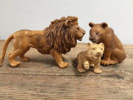 Schleich Löwe Löwin Familie