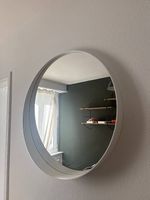 Runder IKEA Spiegel weiss 80cm