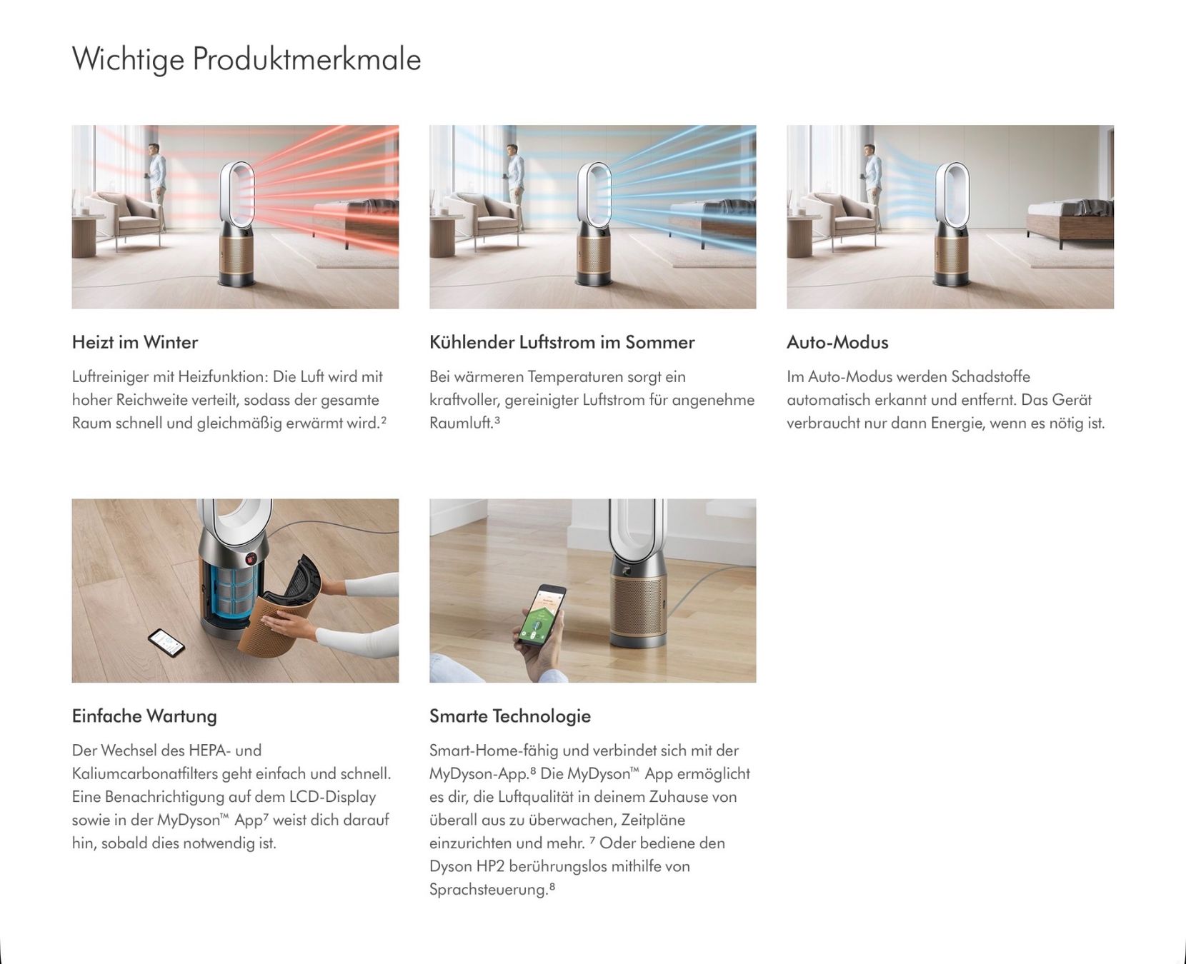 Dyson Ventilatori: Dyson Hot+Cool Formaldehyde HEPA H13 – Nuovo e nell'imballaggio originale da Meilen venduto da njo064 3