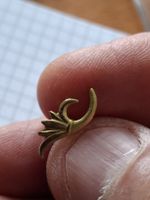 Ohrstecker in Lotus Form Gold 4.20 Gramm.