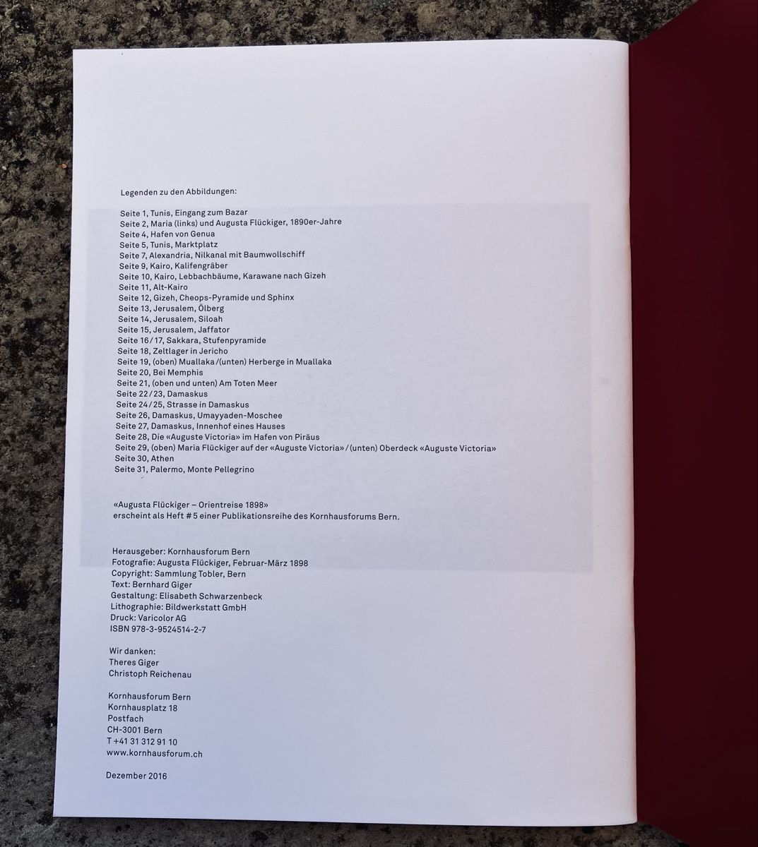 Riviste & Magazine: Fotoheft: Augusta Flückiger – Usato da Buchs AG venduto da Allerleis 2