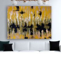 Black Ember in Metallic Pulse Textured Painting