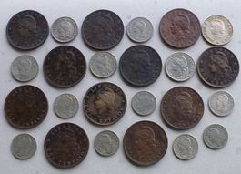 Argentinia Lot ++ 24 alte Münzen ab 1882