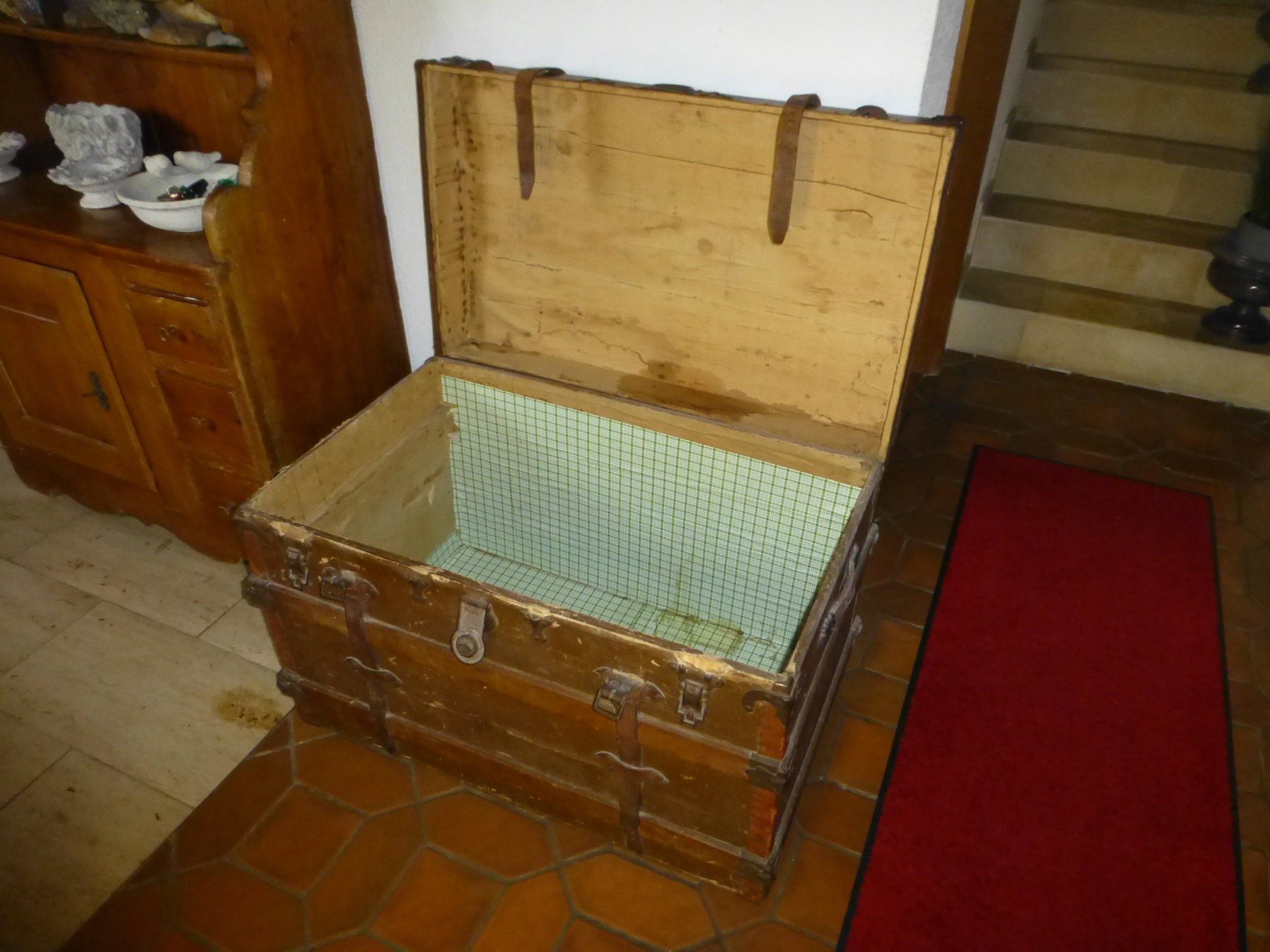 Cassapanche: Überseekoffer/Truhe – Usato da Fischbach-Göslikon venduto da Kurt096 1