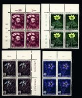 1949, Pro Juventute, Viererblöcke, SBK 32.– **