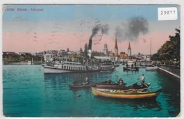 Zürich - Utoquai - Litho