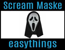 Scream Maske für Fasnacht Scary Movie Halloween Horror DVD