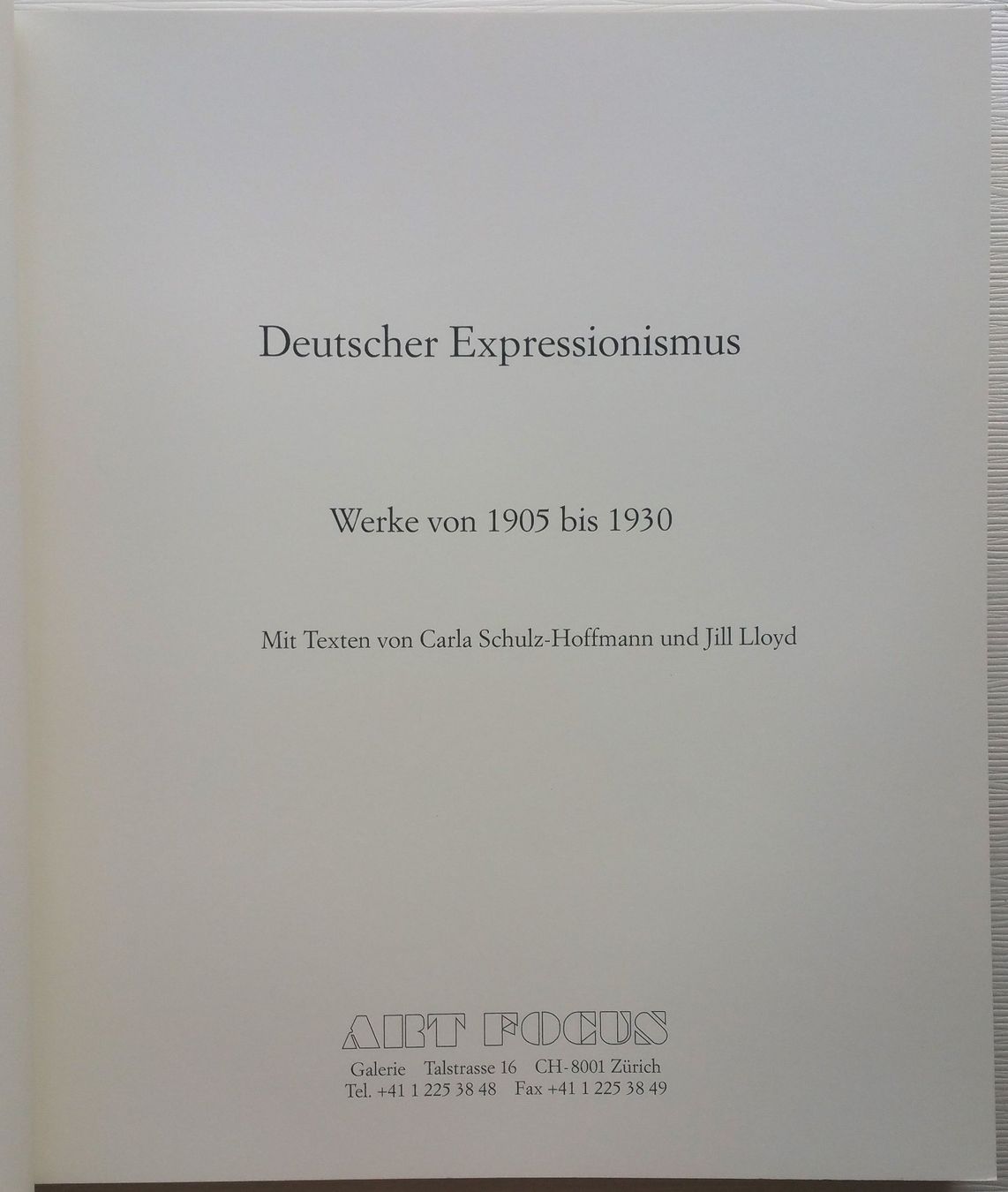 Bücher: Deutscher Expressionismus - Werke von 1905-1930 – Gebraucht aus Oberriet SG von ganesh435 1