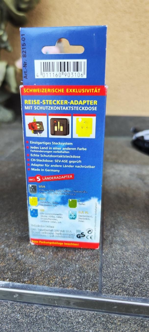 Unità & Adattatore: Reiseadapter – Nuovo e nell'imballaggio originale da Rubigen venduto da HEIDA_82 1