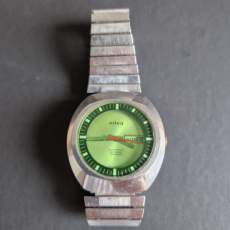 Cadran Horloger Pour Montre Novel Automatic 25 Rubis Incabloc – Neuf Sans étiquette, Marque Fraporlux