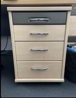 GRATIS Rollcontainer Holzoptik mit 4Schubladen gebraucht