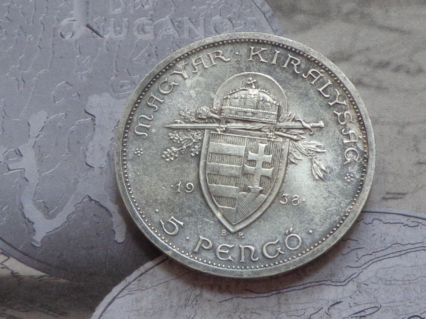 Tutti le monete: Hongrie 5 Pengo 1938 - Superbe qualité – Usato da Pully venduto da UCA01