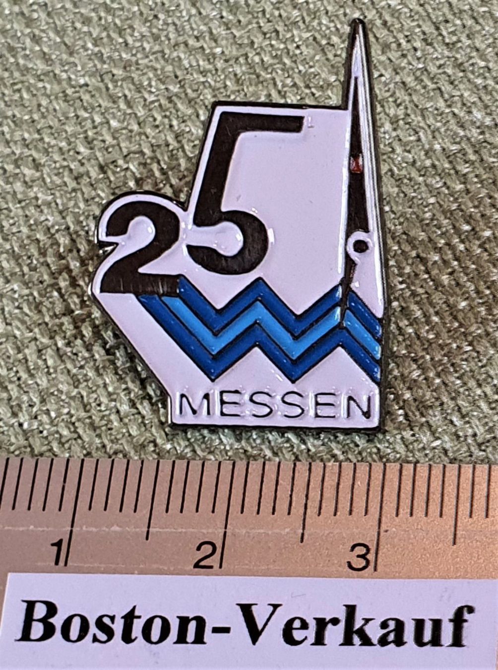 Plaketten & Abzeichen: B794 - Pin 25 Messen – Gebraucht aus Reinach BL von Boston-Verkauf 1