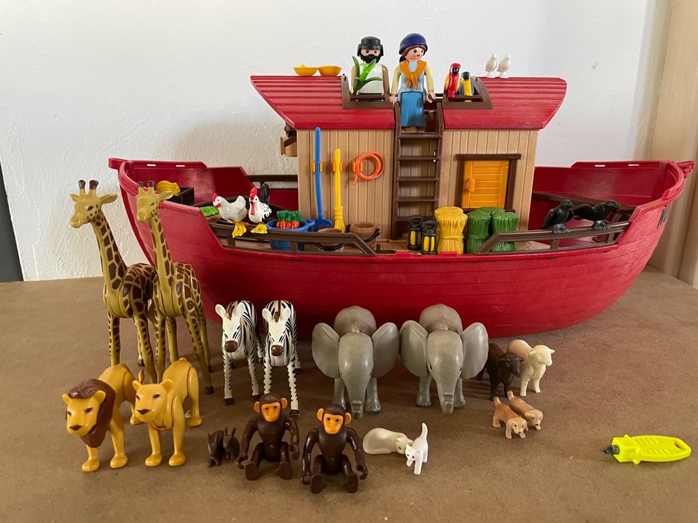 Playmobil Wild Life 9373 Arche de Noé avec animaux - Playmobil - Achat & prix