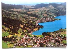 Unterägeri, Flugaufnahme, mit Aegerisee