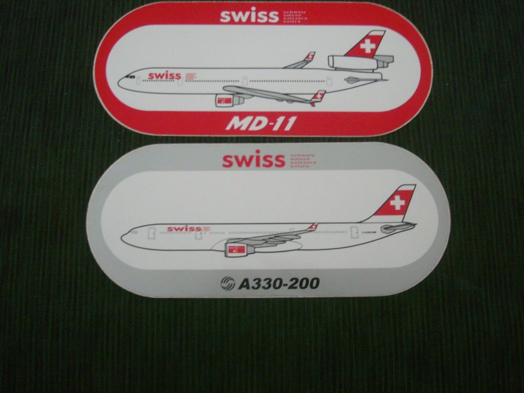 Aufkleber: 2 Kleber: SWISS – Neu (gemäss Beschreibung) aus Neuenegg von flohcante