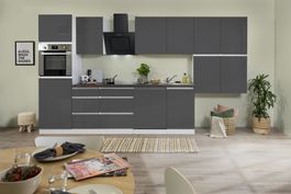 453 Küchenzeile Küchenblock 380cm W/GR - Küche Einbauküche