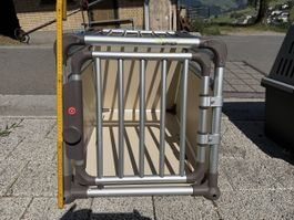 4pets Hundebox Grösse S Aluminium Beige