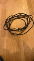 Instrumentenkabel, 6.3mm Klinke, Mono, Top Zustand, Schwarz