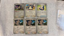 Pokemon Karten Relaxo Set japanisch nm und lp 