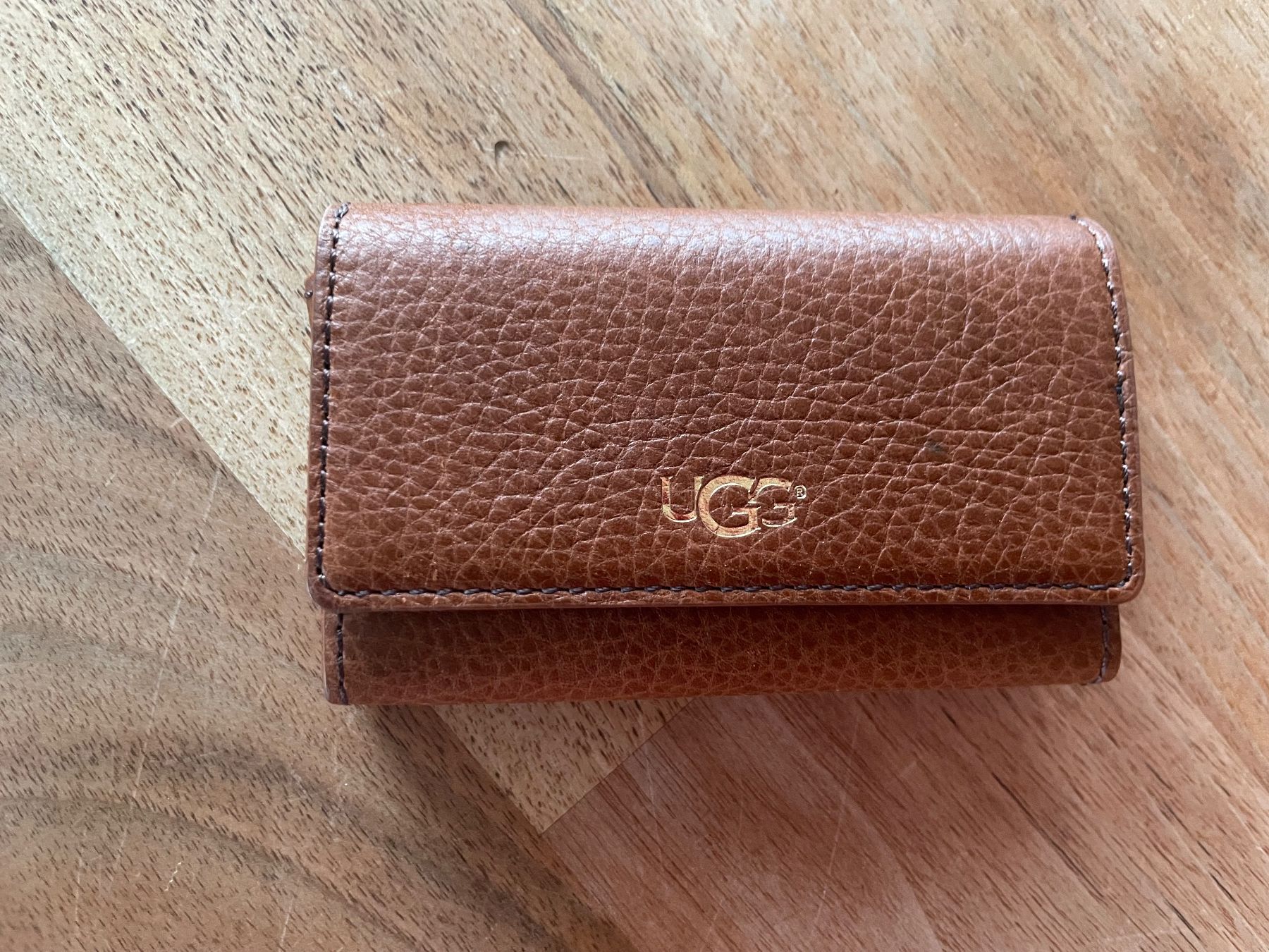 Portafogli: UGG Kartenetui, Leder, Braun, Praktisch! – Nuovo e nell'imballaggio originale da Lachen SZ venduto da schoenundgut