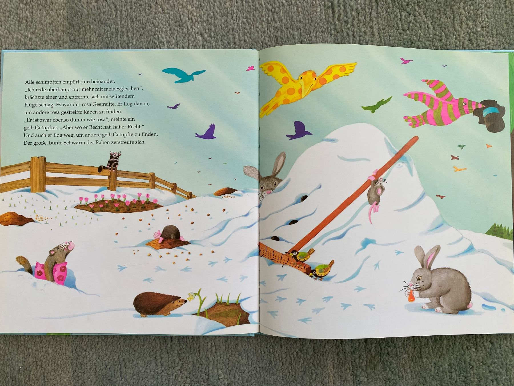 Libri: Kinderbuch "Als die Raben noch bunt waren" – Nuovo (secondo la descrizione) da Russikon venduto da mofu961 1
