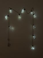 Lichterkette mit Glühbirnen LED weiss