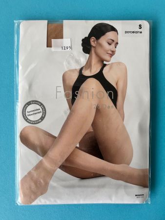 Strumpfhose Fashion Migros, Gr. S, Farbe Porcelaine (Tupfen)