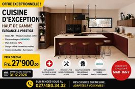 PROMO EXCEPTIONNELLE Cuisine Haut de Gamme équipée Siemens