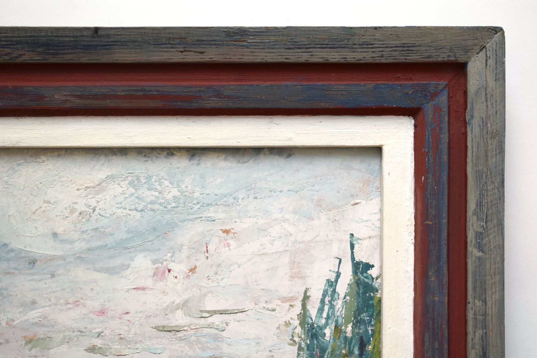 Dipinti: Expressive Landschaft Landschaftsgemälde Rahmen Shabby Chic – Usato da Zürich venduto da kunstarchiv.online 6