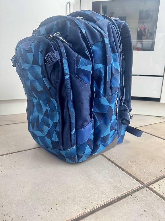 Zaini: Satch Schulrucksack blue triangel  – Usato da Gockhausen venduto da saskia.zh 4