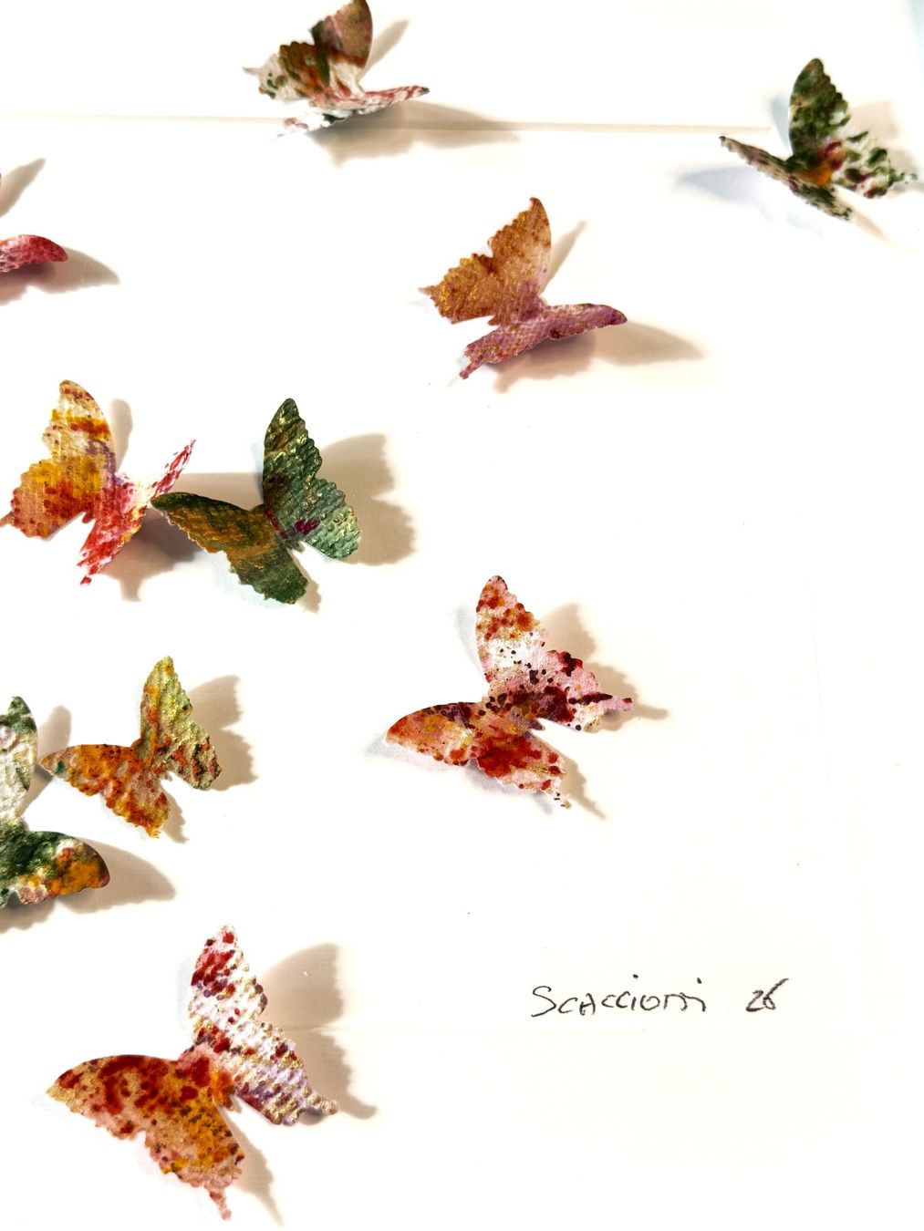 Dipinti: Andrea Scacciotti 3D-Schmetterlings-Wandkunst – Usato da Ponte Tresa venduto da 11GalleriaAlterEgo11 2