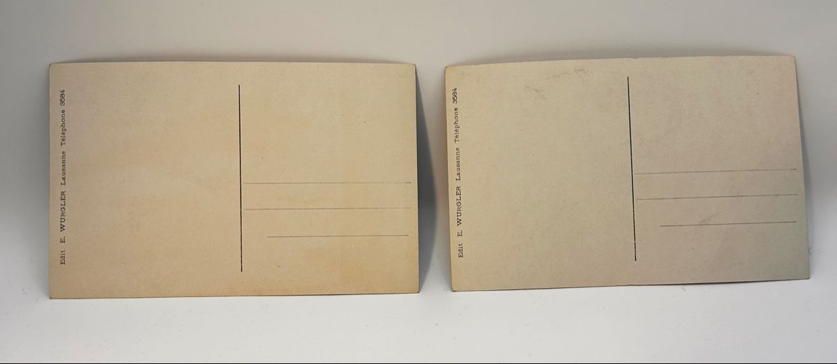 Cartoline postali: Carte postale aviation suisse Lugrin – Usato da Neuchâtel venduto da CurieuxCabinet 1