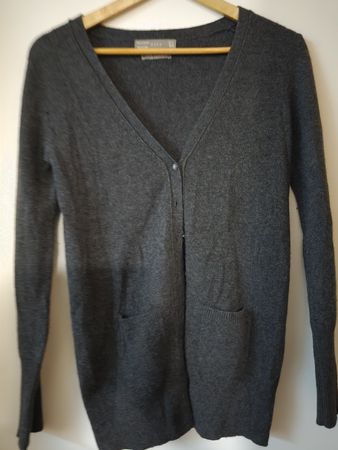 Zara 100% Cashmere Cardigan, Grösse S - Grau