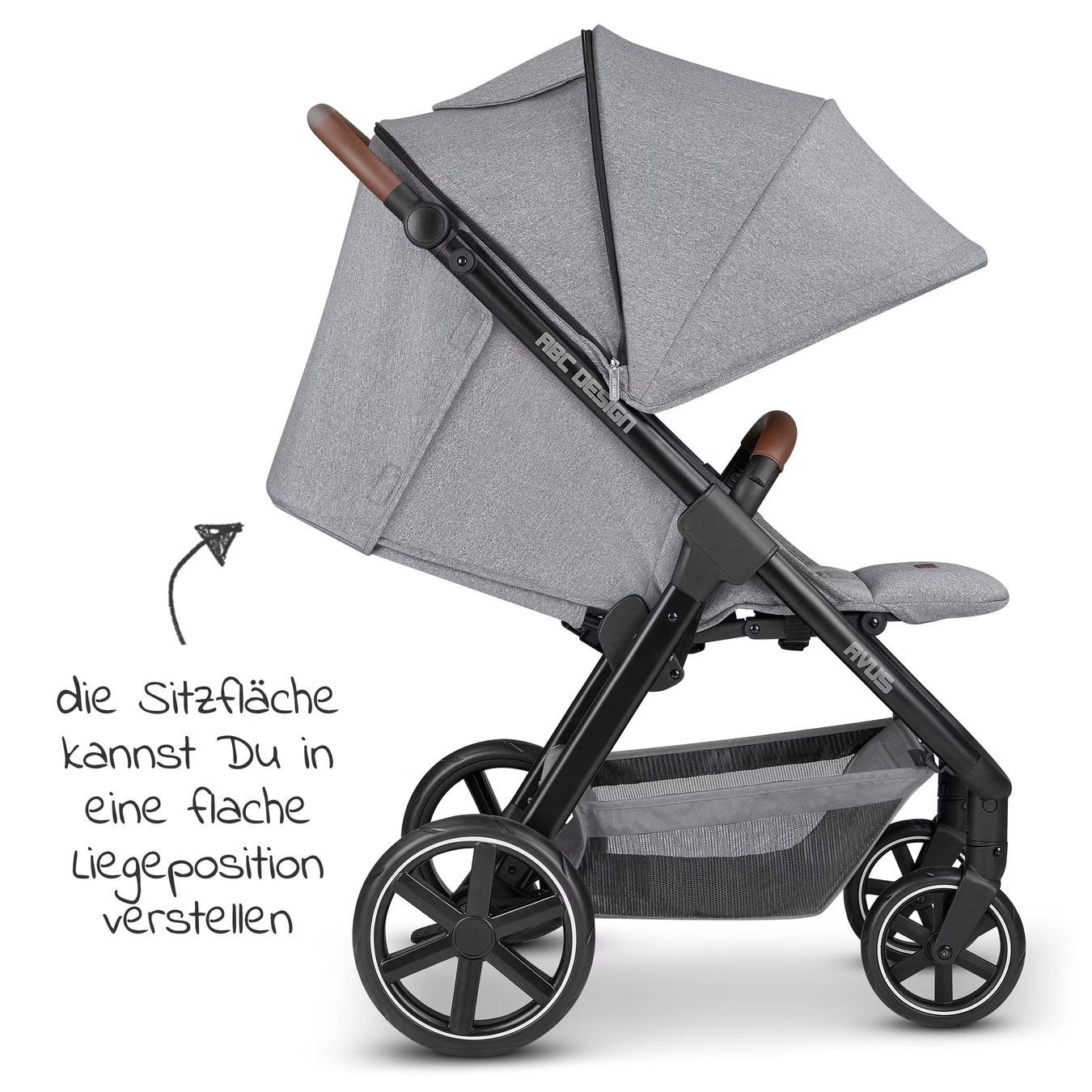 ABC Design Carrozzine: ABC Design Avus Kinderwagen grau Top Zustand – Usato da Rothrist venduto da mia_vl8k 6
