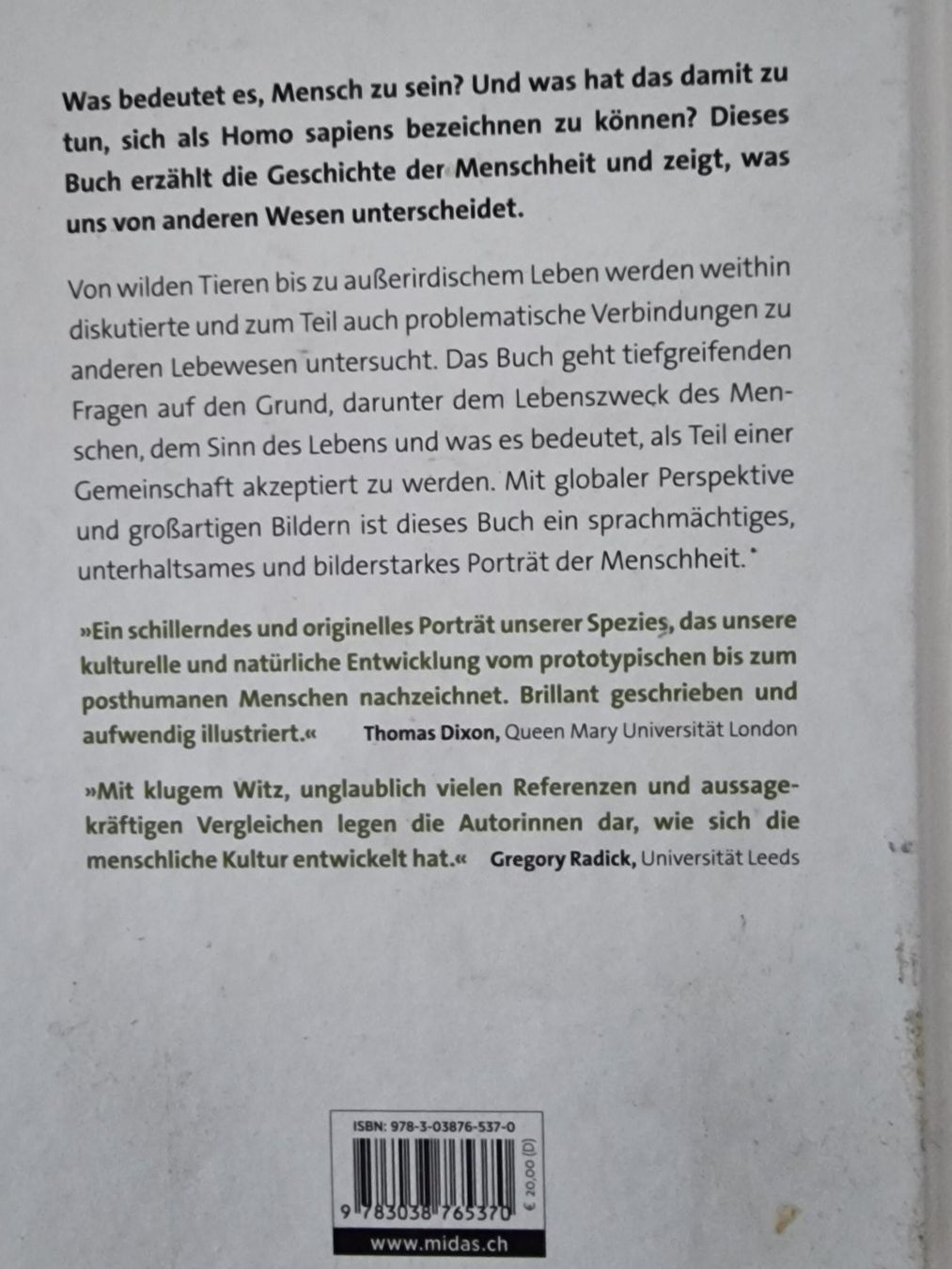 Libri: Die Natur des Menschen – Usato da Ebikon venduto da Dubi1 1