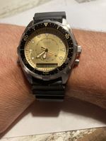 Casio Diver Anadigital vintage Uhr 44 mm Quartz