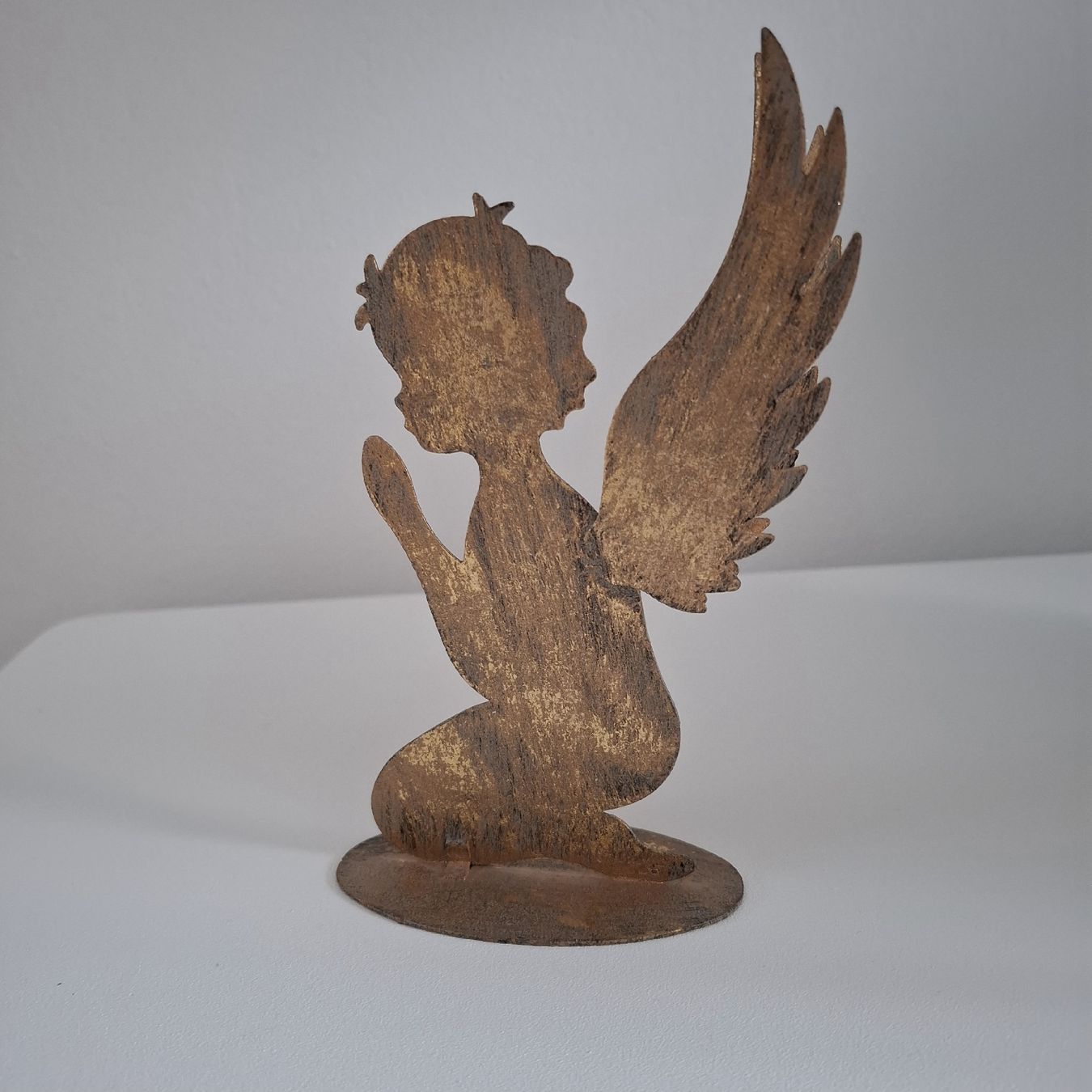 Statuette: Goldiger Engel aus Metall – Nuovo (secondo la descrizione) da Unterägeri venduto da silvi21