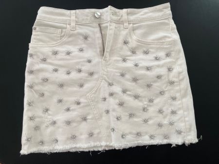 GUESS Jeansrock mit Glitzern NEU
