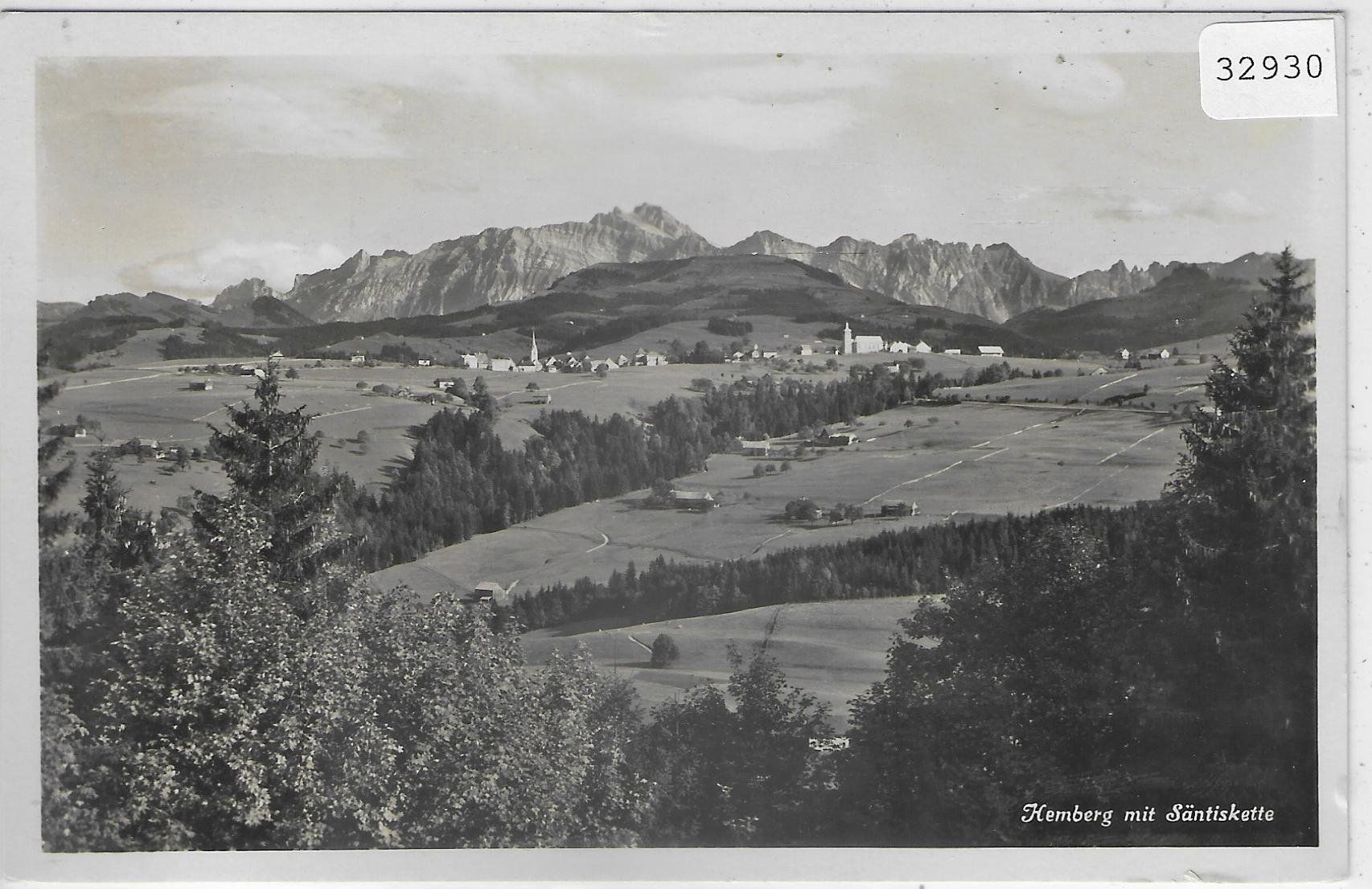 Cartes postales: Hemberg mit Säntiskette – D'occasion à Ettingen par Kartenplanet