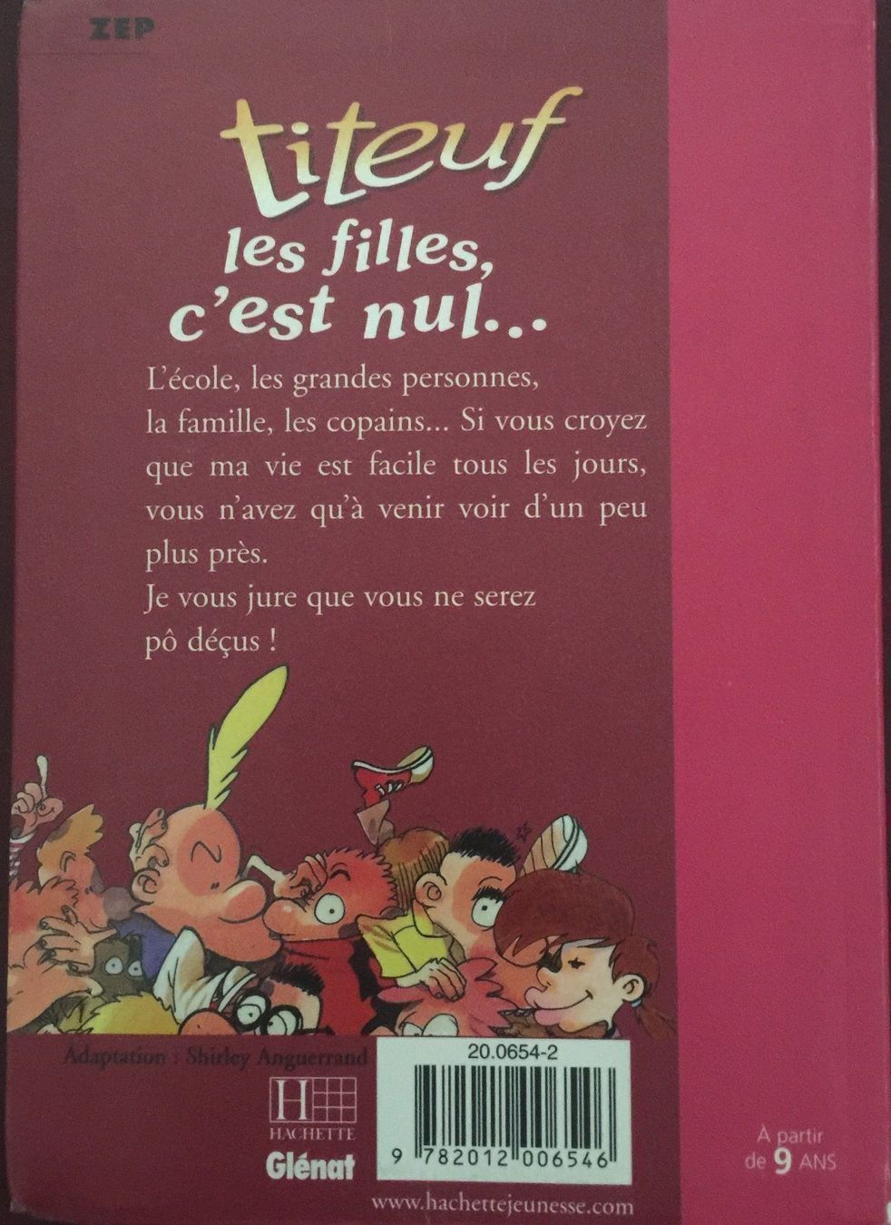 Libri: Titeuf Les filles C'est nul... – Usato da Conthey venduto da OLEN-67 1