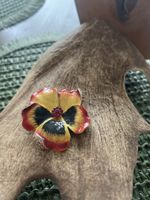 Wunderschöne Vintage Brosche, Blume
