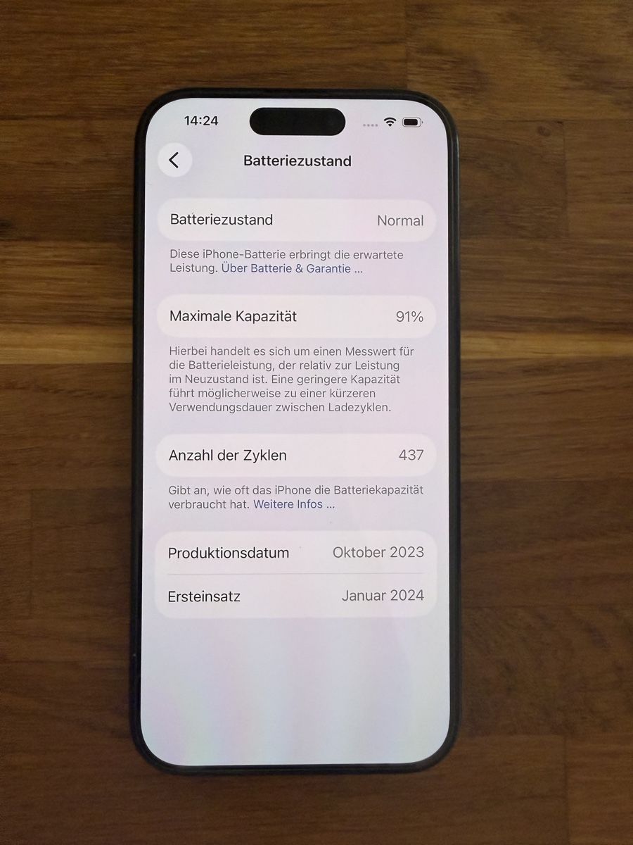 Apple Handys / Smartphones: iPhone 15 Pro; 512GB; Titanium Blue – Gebraucht aus Zufikon von extratime 3