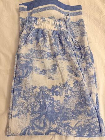 Pantalon en toile de Jouy (inspiration Dior) 