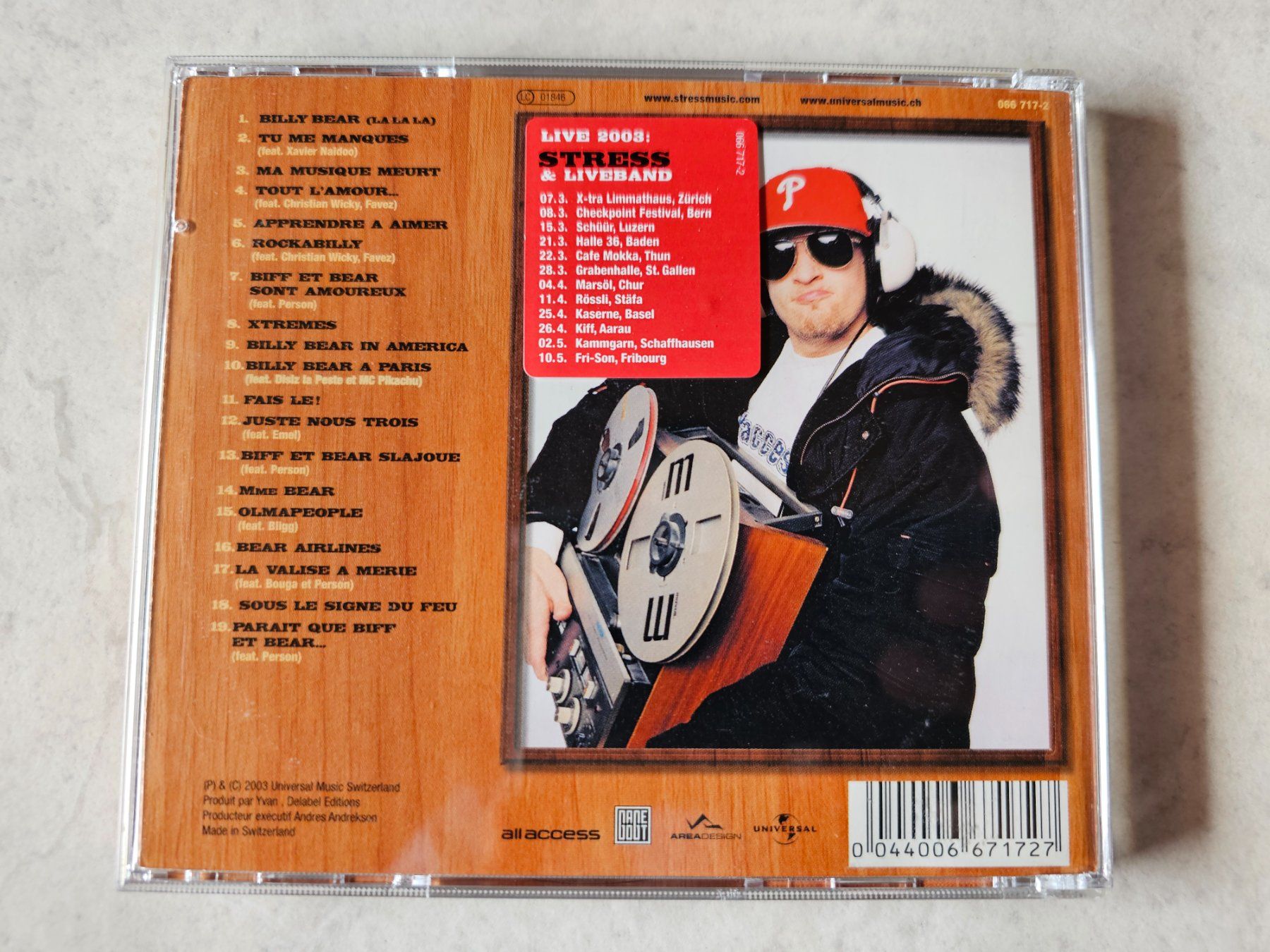 CD: Stress  -  Billy Bear – Usato da Schneisingen venduto da backstore24 1