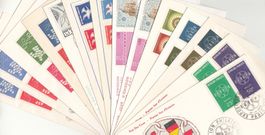 Europa FDC 14 divers 1958/71